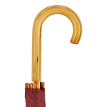 Paraplu in diverse kleuren met gebogen houten handvat Ø103 kleur bordeaux vijfde weergave