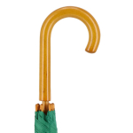 Paraplu in diverse kleuren met gebogen houten handvat Ø103 kleur groen vijfde weergave