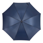 Paraplu in diverse kleuren met gebogen houten handvat Ø103 kleur donkerblauw derde weergave