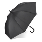 Paraplu in meerdere kleuren met zwart gebogen handvat Ø105 kleur zwart