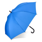 Paraplu in meerdere kleuren met zwart gebogen handvat Ø105 kleur blauw