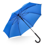 Paraplu in meerdere kleuren met zwart gebogen handvat Ø105 kleur blauw tweede weergave