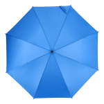 Paraplu in meerdere kleuren met zwart gebogen handvat Ø105 kleur blauw derde weergave