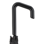 Klassieke paraplu met origineel zwart geometrisch handvat Ø103 kleur zwart zesde weergave