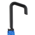 Klassieke paraplu met origineel zwart geometrisch handvat Ø103 kleur blauw zesde weergave