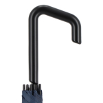 Klassieke paraplu met origineel zwart geometrisch handvat Ø103 kleur donkerblauw zesde weergave