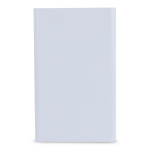 Powerbank van gerecycled aluminium in diverse kleuren 4.000 mAh kleur wit tweede weergave