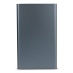 Powerbank van gerecycled aluminium in diverse kleuren 4.000 mAh kleur titanium tweede weergave