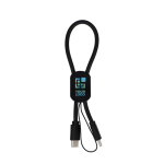 Compacte personaliseerbare oplaadkabel ideaal om mee te nemen 60 W met afdrukgebied