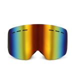 Sportbril ideaal voor skiën en snowboarden met verstelbare band kleur wit derde weergave