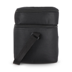 Koeltas met dubbel compartiment en voorvak 12 L kleur zwart zesde weergave