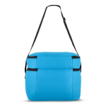 Koeltas met dubbel compartiment en voorvak 12 L kleur lichtblauw vijfde weergave