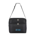 Koeltas met dubbel compartiment en voorvak 12 L met afdrukgebied