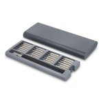 Gereedschapsset voor het repareren van elektronische apparaten kleur grijs tweede weergave