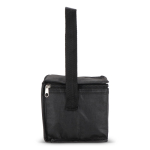 Koeltas met aluminium voering aan de binnenkant voor 6 blikjes kleur zwart vijfde weergave