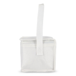 Koeltas met aluminium voering aan de binnenkant voor 6 blikjes kleur wit zesde weergave