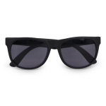 Zonnebril in diverse kleuren met zwarte UV400 lens kleur zwart tweede weergave