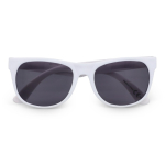 Zonnebril in diverse kleuren met zwarte UV400 lens kleur wit tweede weergave