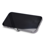 Aluminium sleutelhanger met flesopener en blikopener kleur zilver vierde weergave