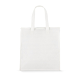 Grote koeltas om mee te nemen met aluminium voering kleur wit vierde weergave