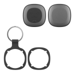 Sleutelhanger met objectzoeker compatibel met Apple kleur donkergrijs zesde weergave