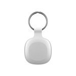 Sleutelhanger met objectzoeker compatibel met Apple kleur lichtgrijs vierde weergave
