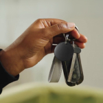 Objecttracker met sleutelhanger, voor Apple en Android kleur zwart vierde weergave