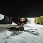 Objecttracker met sleutelhanger, voor Apple en Android kleur zwart vijfde weergave