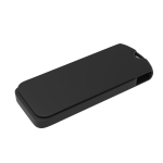 Custom made USB stick, draaibare metalen clip, gemaakt in Europa kleur zwart
