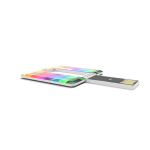 Custom made, uitklapbare vierkante USB stick, gemaakt in Europa kleur wit