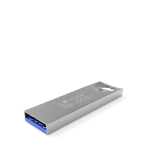 Custom made USB van metaal met verankerd gat, gemaakt in Europa kleur zilver met afdrukgebied