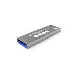 Custom made USB van metaal voor de sleutelbos, gemaakt in Europa kleur zilver