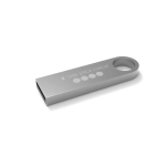 Custom made USB van metaal, klein en verstelbaar, gemaakt in Europa kleur zilver