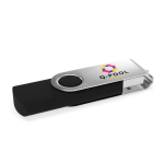 Custom made metale USB met Type C connector, gemaakt in Europa kleur zwart