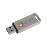 Custom made USB van metaal met sluitdop, gemaakt in Europa kleur zilver