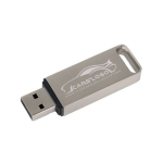 Custom made USB van metaal met sluitdop, gemaakt in Europa kleur zilver