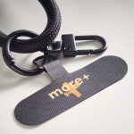 Custom made polsband om de mobiel op te laden met Type C oplader kleur zwart