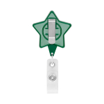 Custom made stervormige intrekbare badgehouder kleur groene fles derde weergave