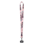 Custom made verstelbare RPET badgehouder lanyard voor sublimatie kleur wit
