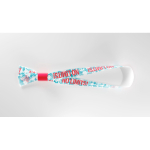 Polyester stoffen armband met inviolabele sluiting