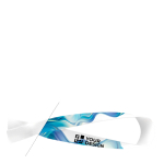 Full colour polsbandje van gerecycled plastic voor sublimatie kleur wit weergave met bedrukking