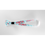 Full colour polsbandje van gerecycled plastic voor sublimatie