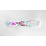 Full colour polsbandje van gerecycled plastic voor sublimatie