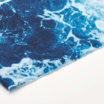Custom made multifunctionele polyester nekwarmers kleur wit vijfde weergave