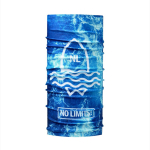 Multifunctionele nekwarmer van gerecycled polyester kleur wit