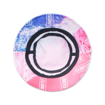 Polyester muts 260 g/m², aan beide kanten personaliseerbaar kleur wit vijfde weergave