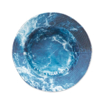Reversibele polyester muts 150 g/m², personaliseerbaar, diverse maten kleur wit derde weergave