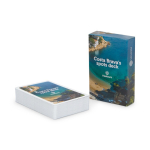 Set van 54 speelkaarten, dubbelzijdig personaliseerbaar kleur wit