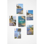 Set van 54 speelkaarten, dubbelzijdig personaliseerbaar kleur wit