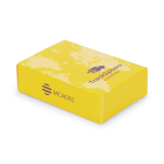 Set van 54 mini-kaarten, dubbelzijdig personaliseerbaar kleur wit